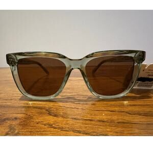 Quay Women's Polarized Smoke Tinted Square Frame Sunglasses – NWOB